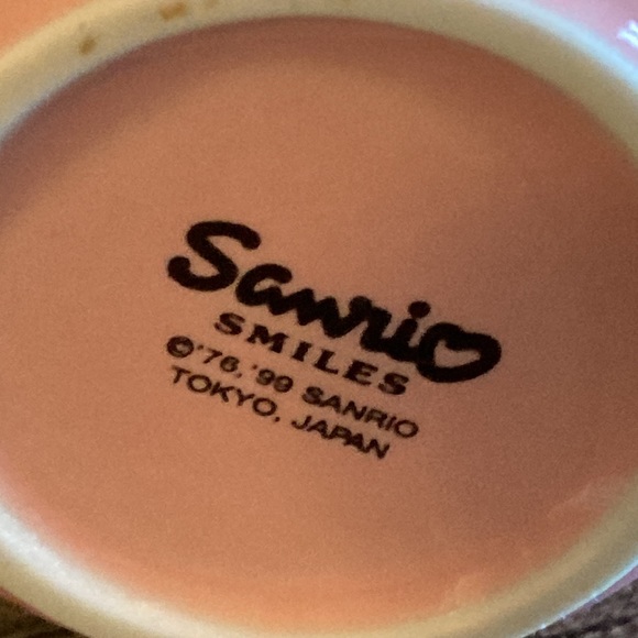1999 Vintage Sanrio Hello Kitty 5 Piece Mini Cup Mug Set. smiles 76, 99 original - Picture 6 of 6